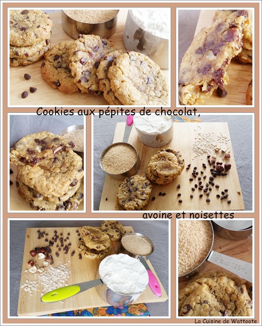 cookies pepites chocolat avoine et noisettes 